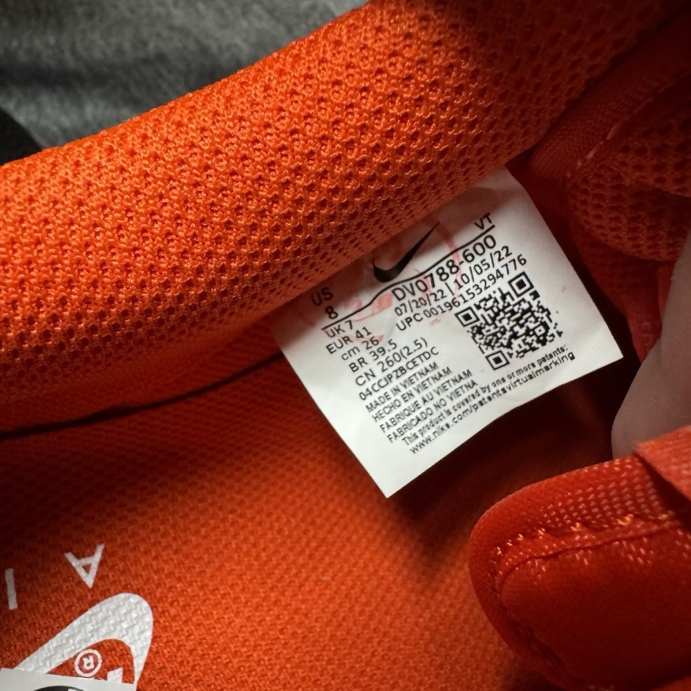 Nike Air Force 1 '07 'Picante Red' DV0788-600-low Top Board Shoes Size 8 B Grade - Picture 9 of 10